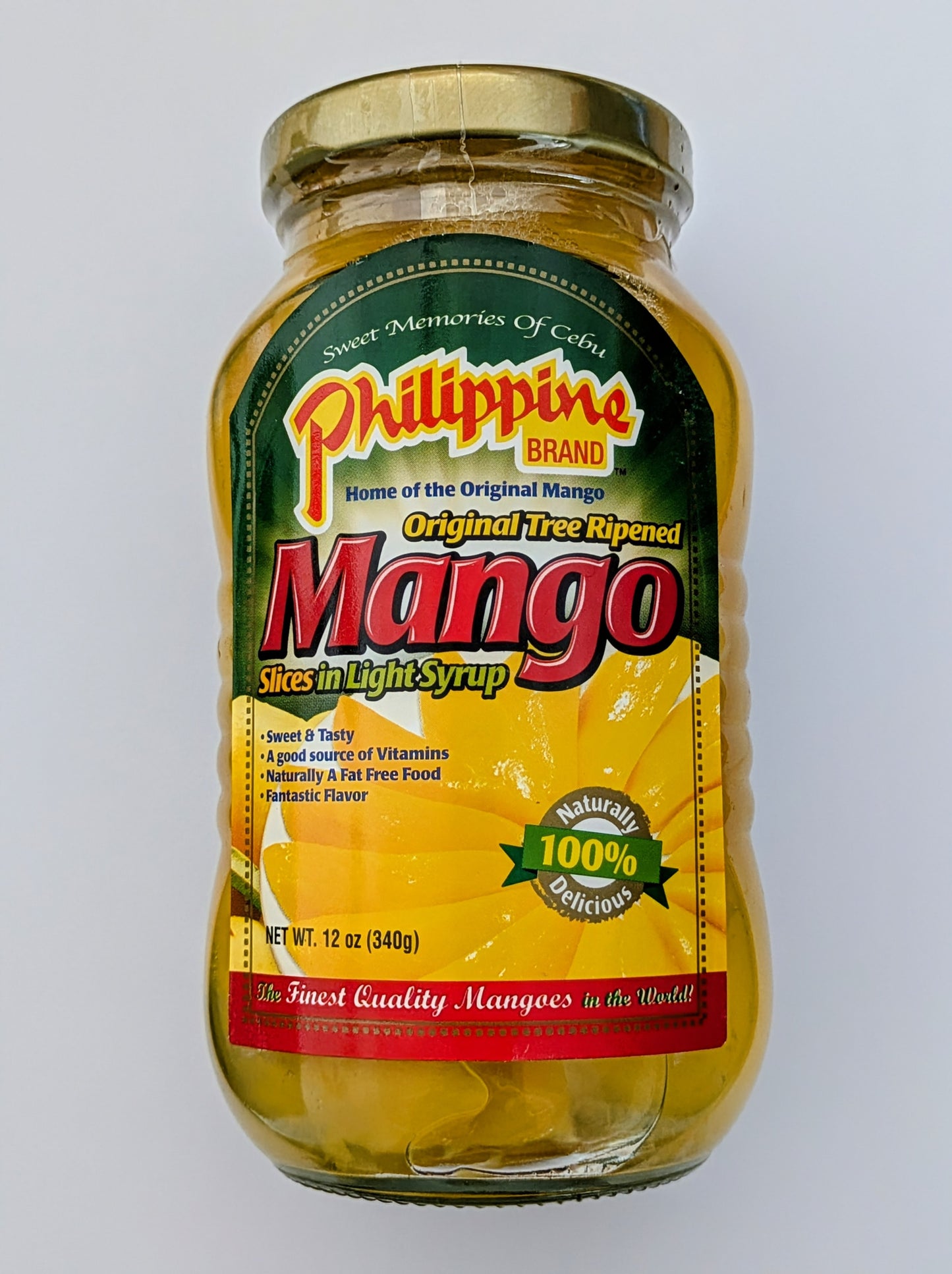 PHILIPPINE BRAND SWEET RIPE MANGO SLICE JAR