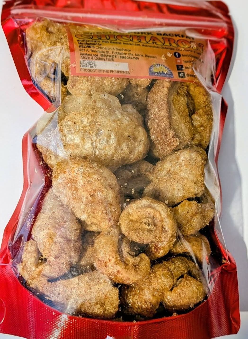 KELVIN'S CHICHARON BACKFAT