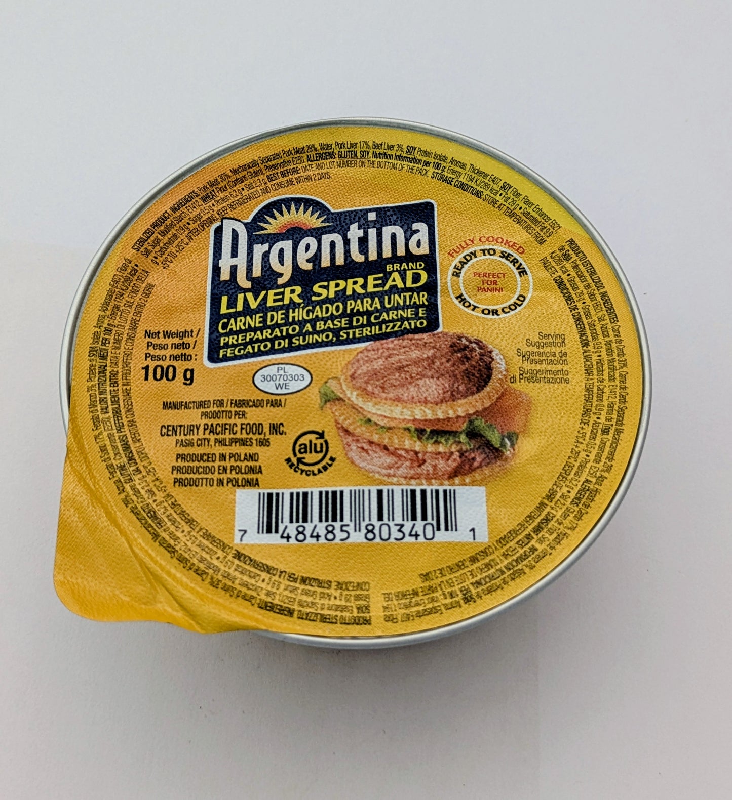 ARGENTINA LIVER SPREAD