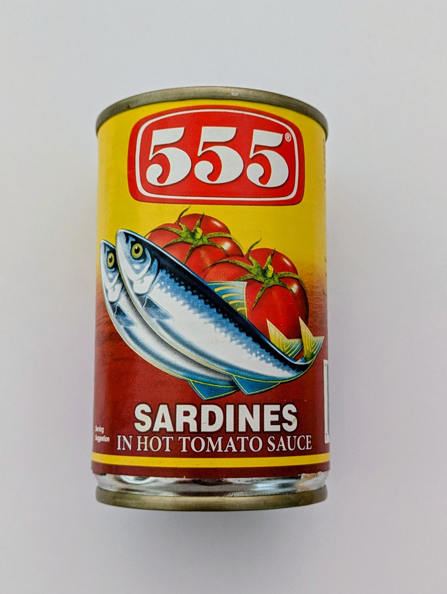 555 SARDINES IN HOT TOMATO SAUCE