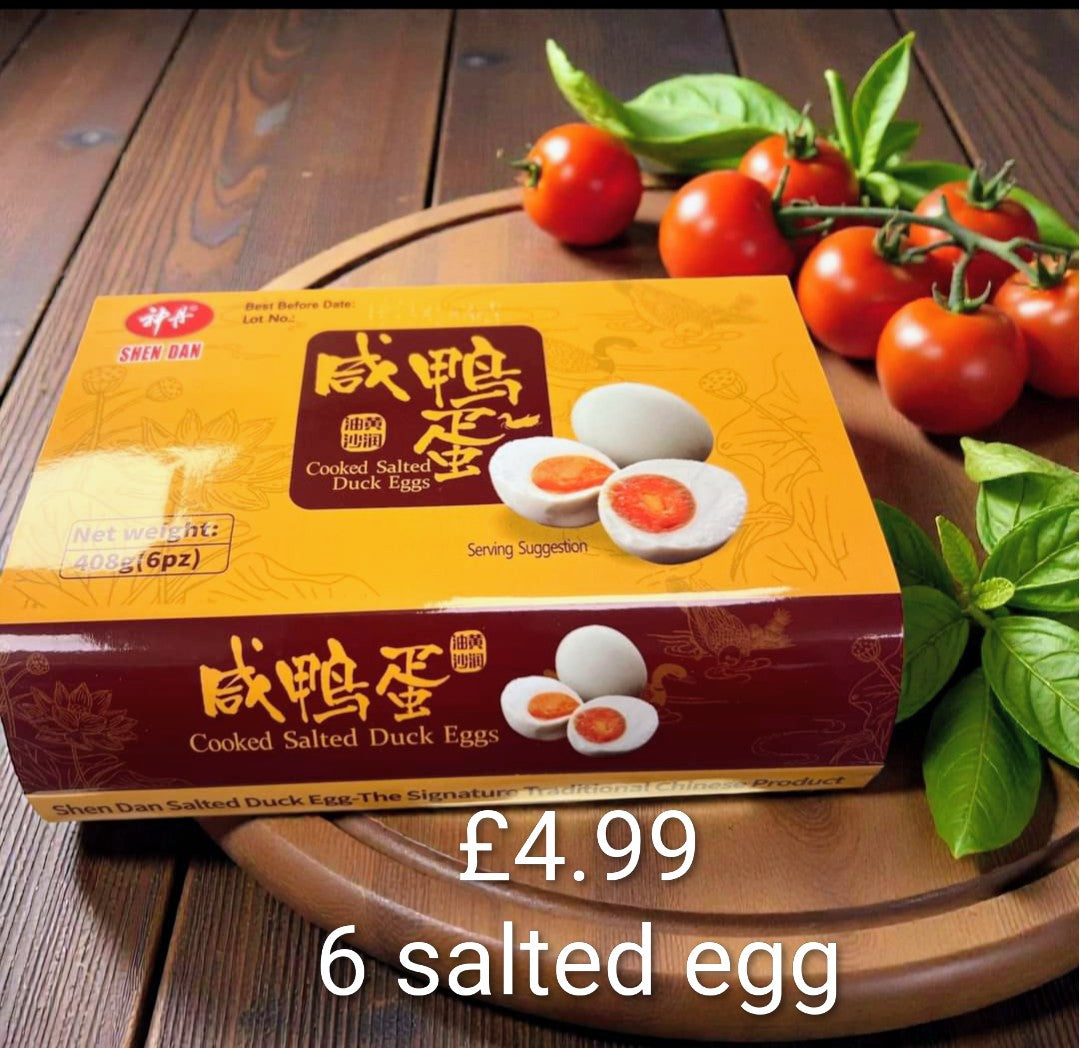 COOKED SALTED DUCK EGGS (6PCS)