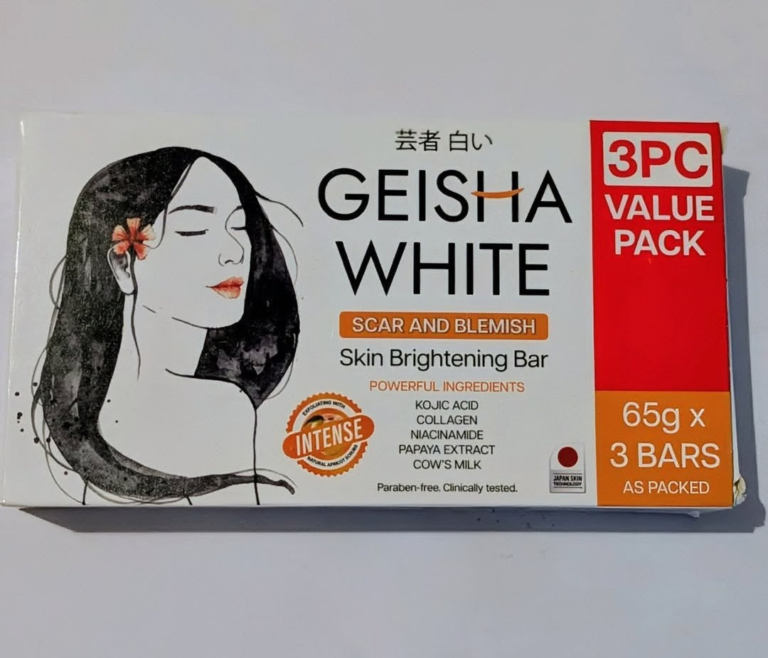 GEISHA WHITE SCAR & BLEMISH SKIN BRIGHTENING BAR