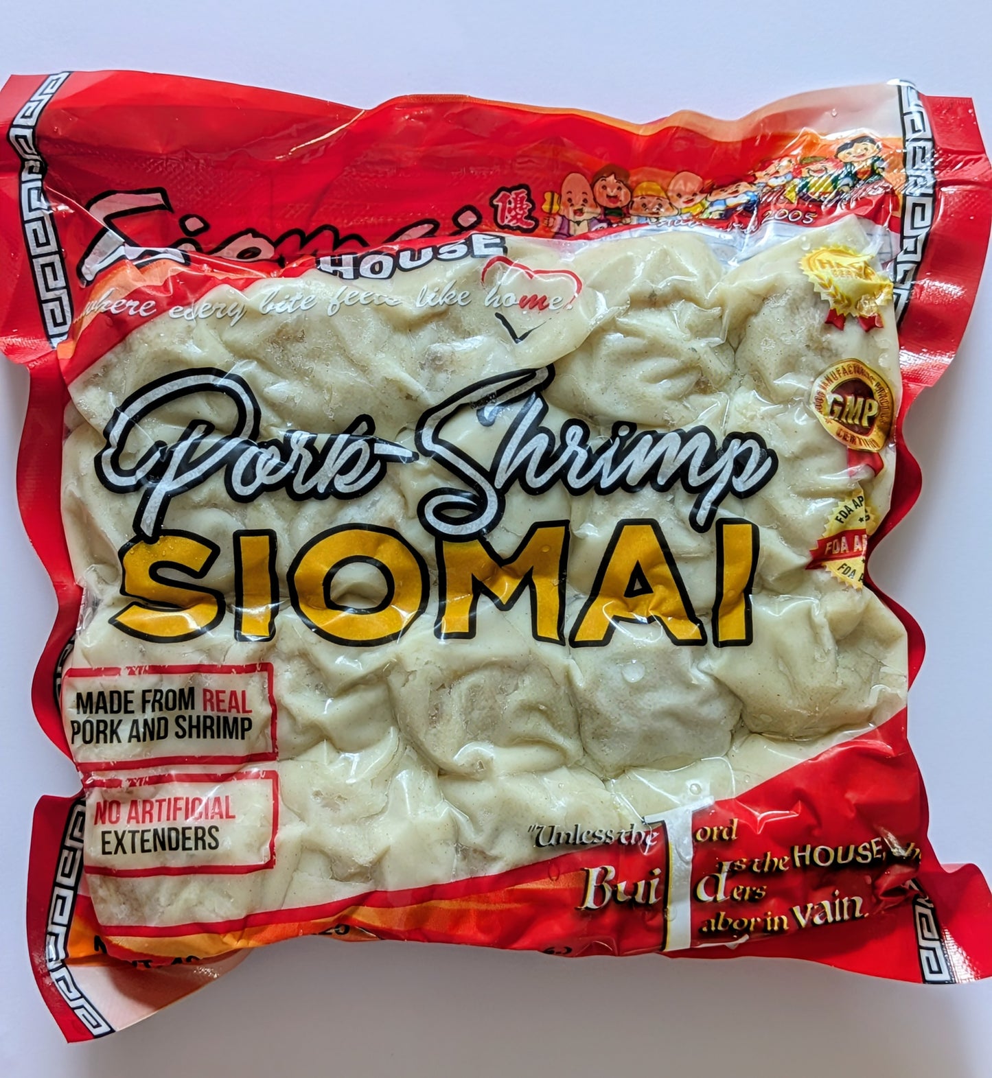 SIOMAI HOUSE PORK-SHRIMP SIOMAI 400G (20GX20)