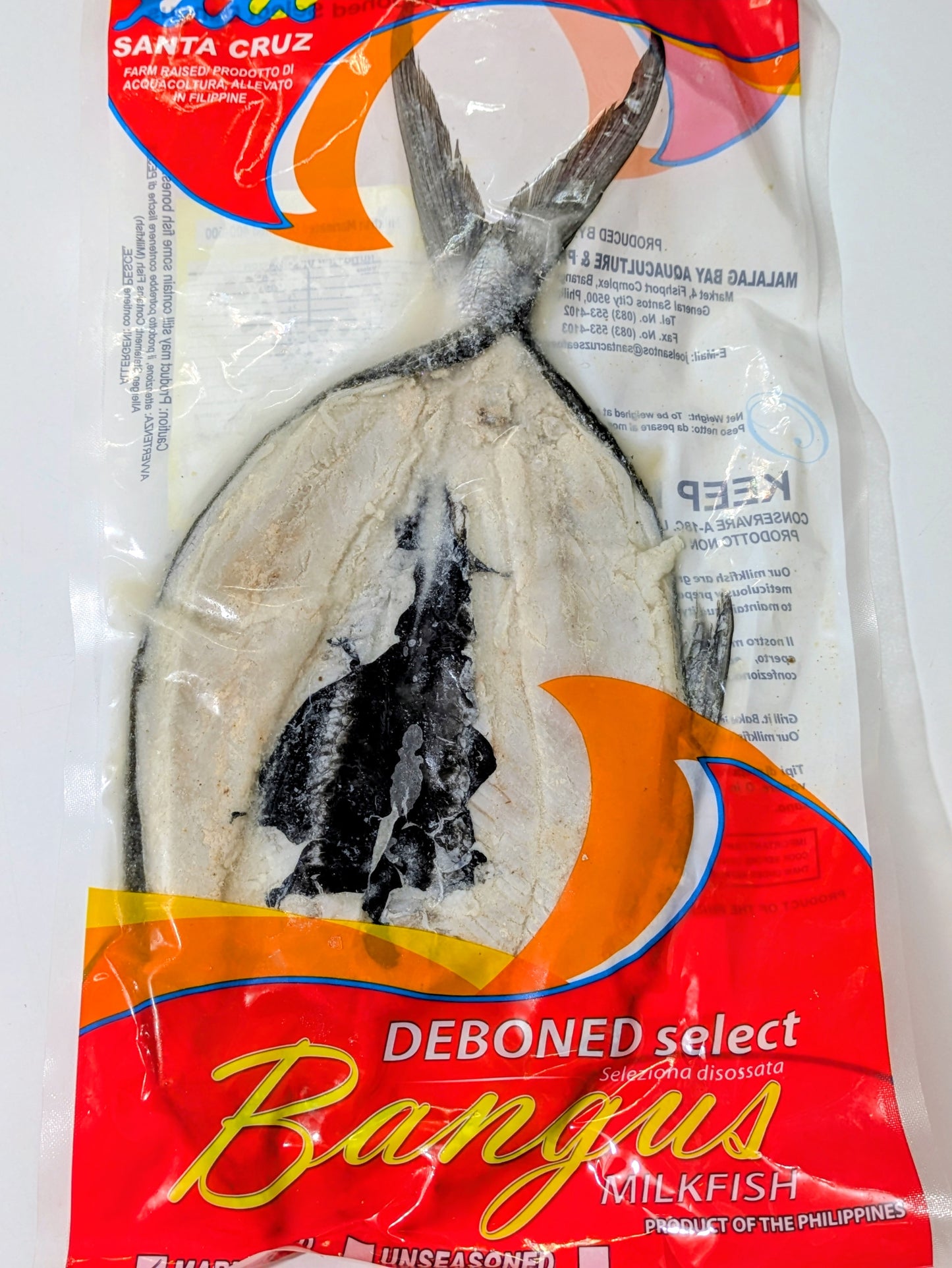 SANTA CRUZ MARINATED DEBONED MILKFISH 400-600G