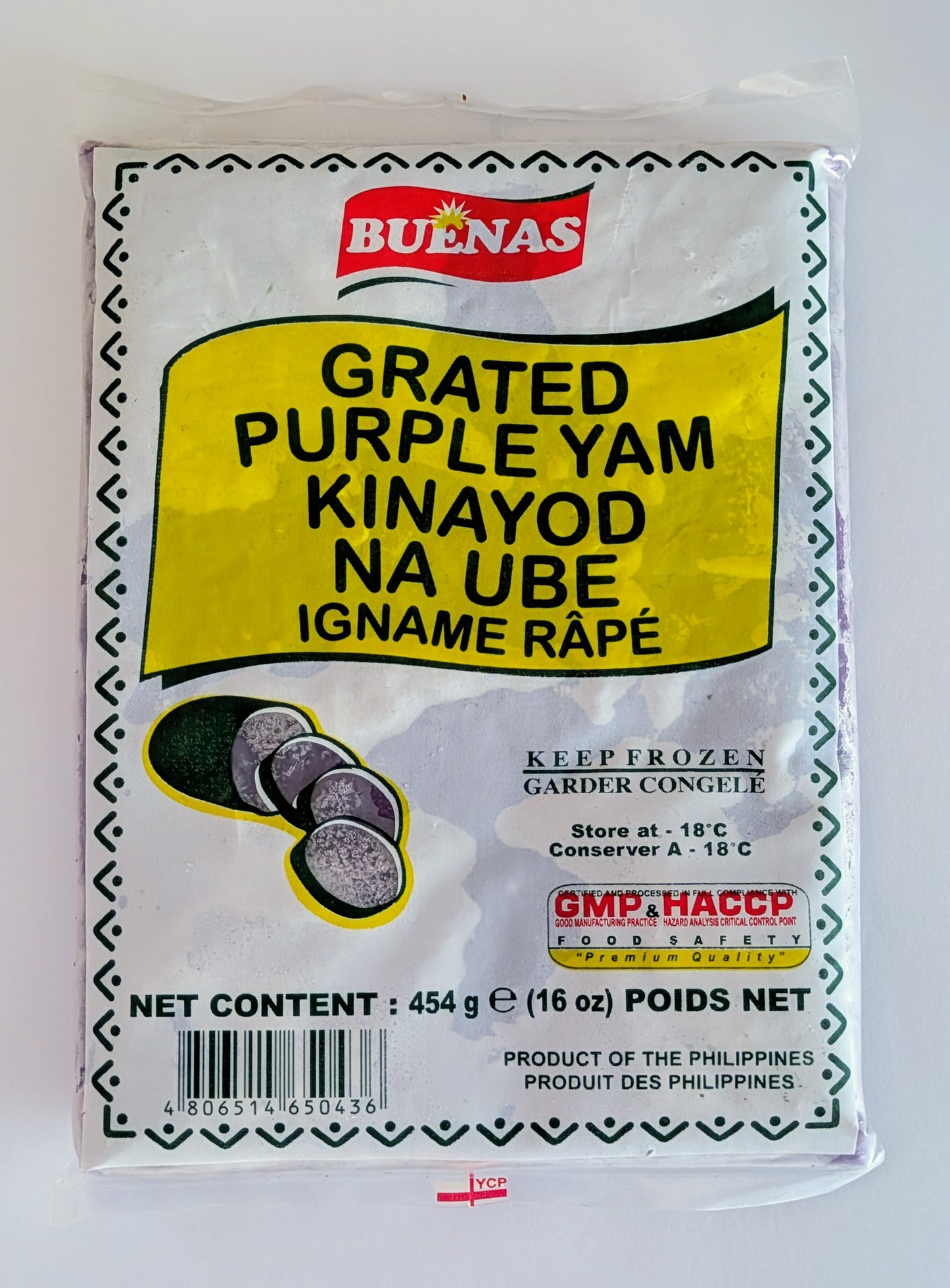 BUENAS GRATED PURPLE YAM (KINAYOD NA UBE) 454g