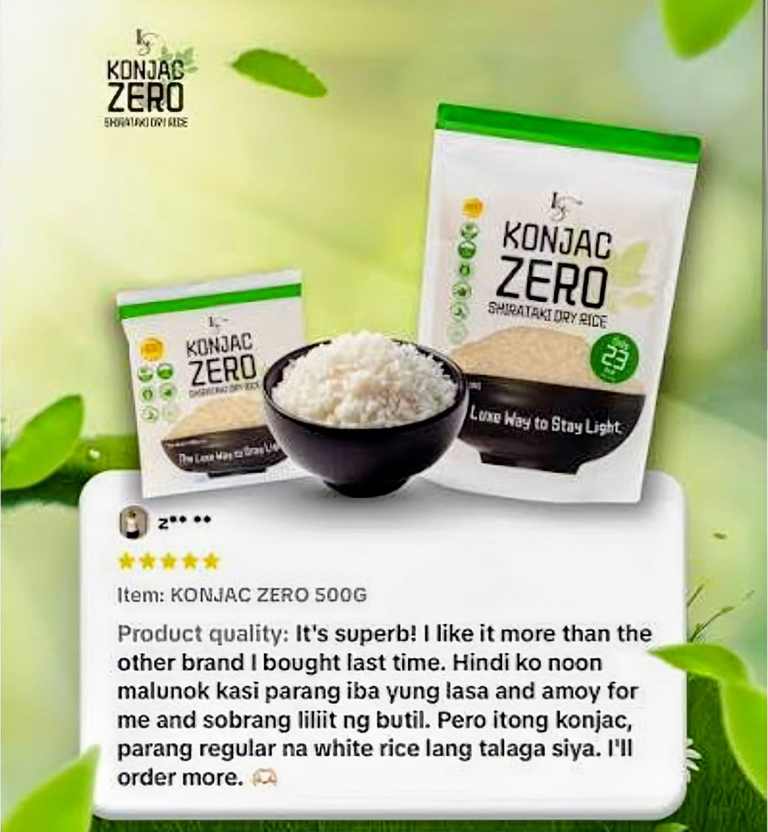 LS KONJAC ZERO SHIRATAKI DRY RICE 80G