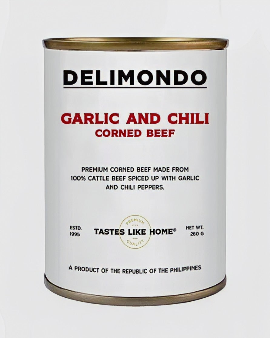 DELIMONDO GARLIC AND CHILI CORNED BEEF 260G