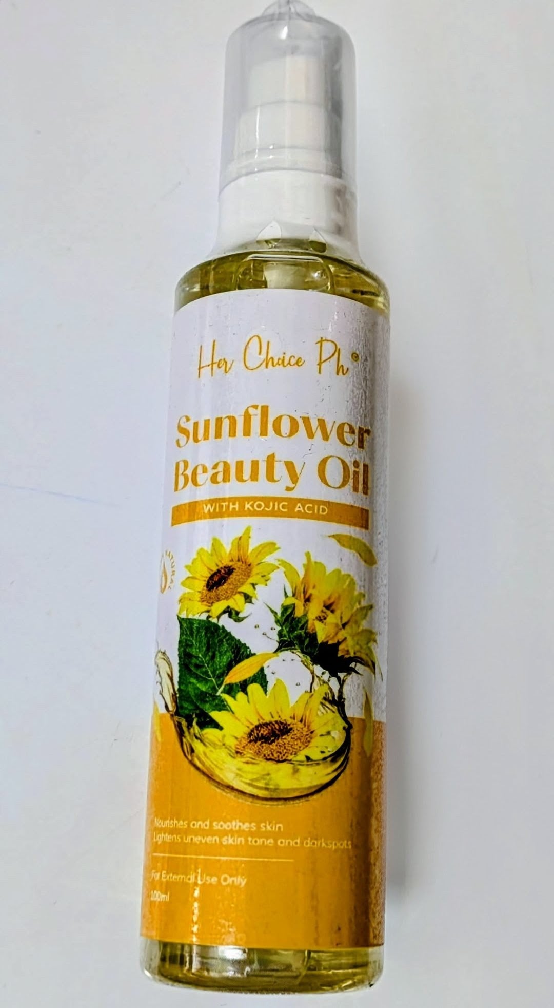 HER CHOICE PH SUNFLOWER BEAUTY OIL WITH KOJIC ACID