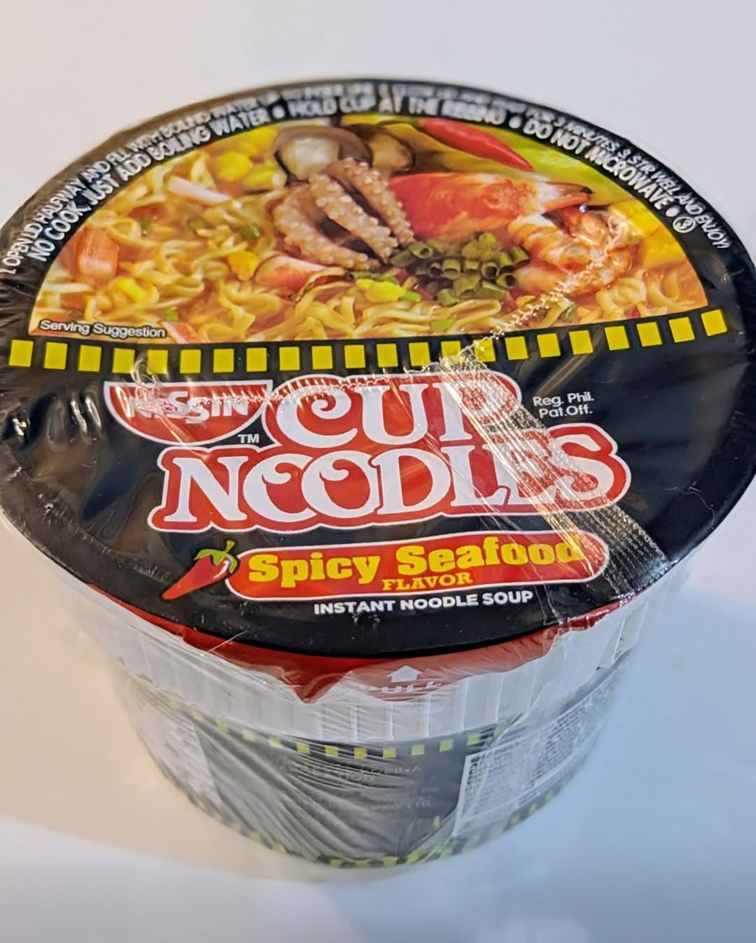 NISSIN CUP NOODLES SPICY SEAFOOD FLAVOR