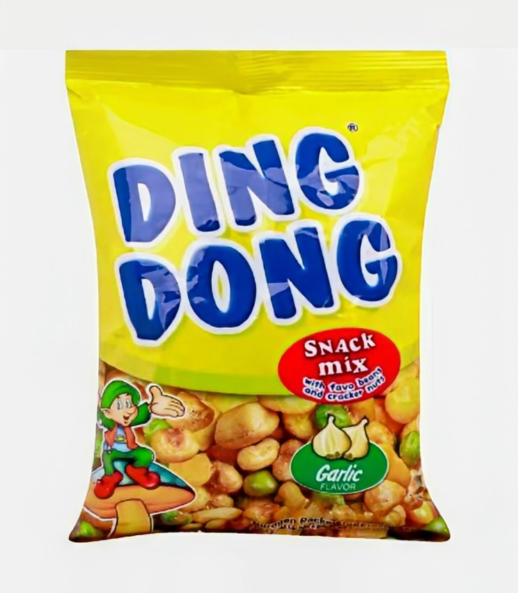 DING DONG SNACK MIX REAL GARLIC FLAVOR (95G)