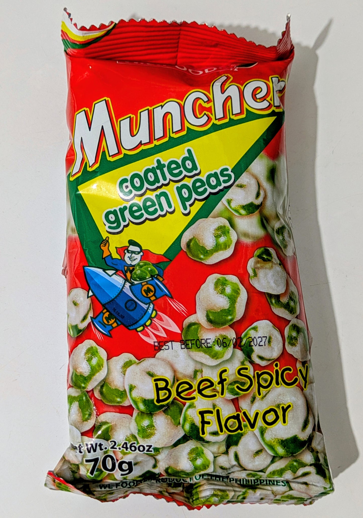MUNCHER COATED GREEN PEAS 70g