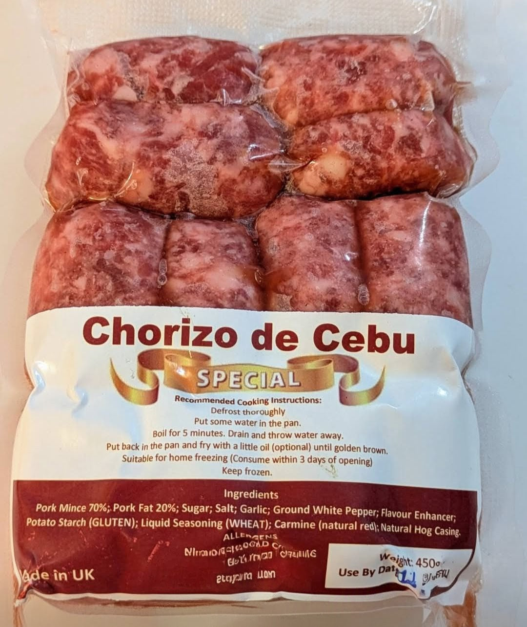 CHORIZO DE CEBU (SPECIAL)