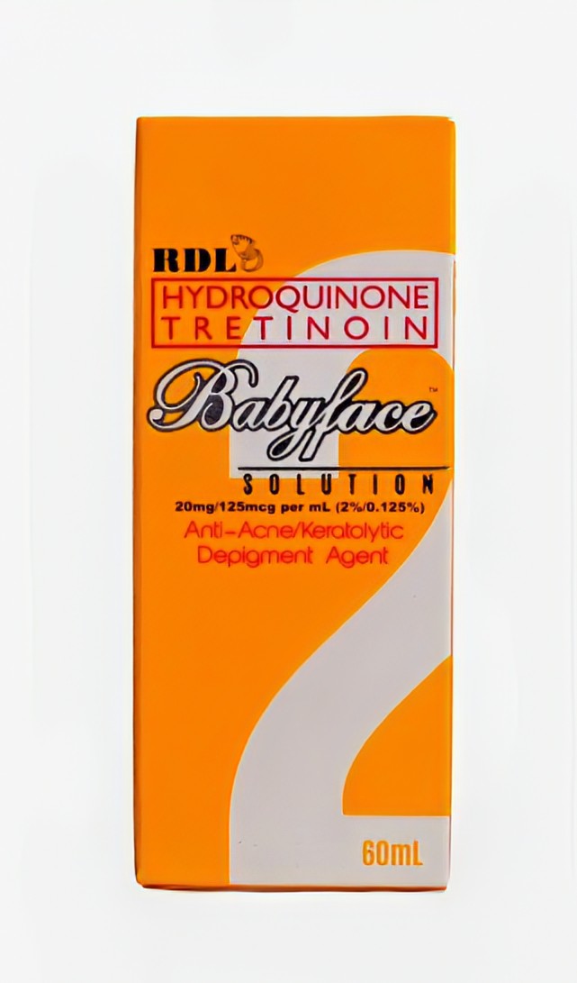 RDL HYDROQUINONE TRETINOIN BABYFACE SOLUTION #2 60ML