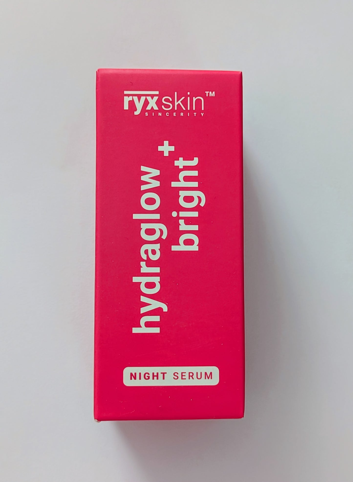 RYX SKIN HYDRAGLOW + BRIGHT NIGHT SERUM