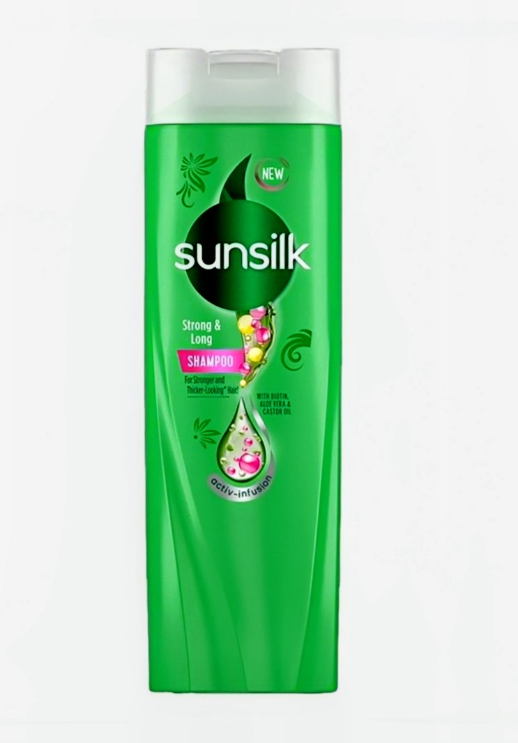 SUNSILK STRONG & LONG SHAMPOO (180ML)
