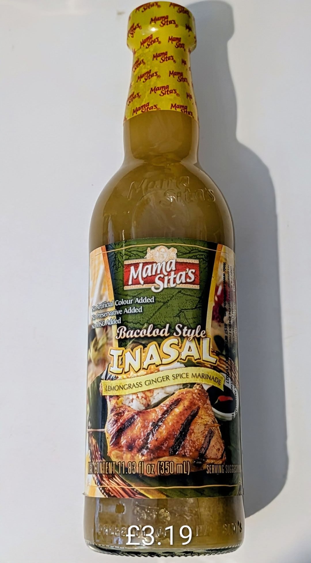 MAMA SITAS BACOLOD STYLE INASAL LEMON GRASS SPICE MARINADE 350ML