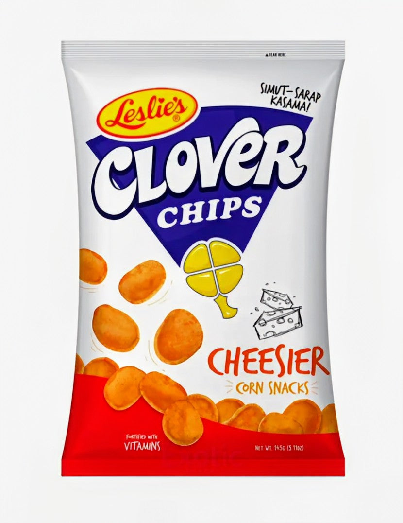 LESLIE'S CLOVER CHIPS CHEESE 145G (BIG)
