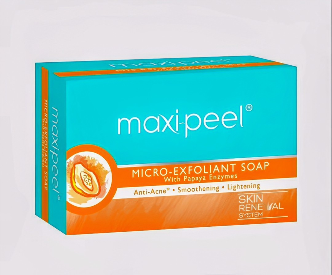 MAXI-PEEL MICRO-EXFOLIANT PAPAYA SKIN LIGHTENING & BRIGHTENING SOAP 125G