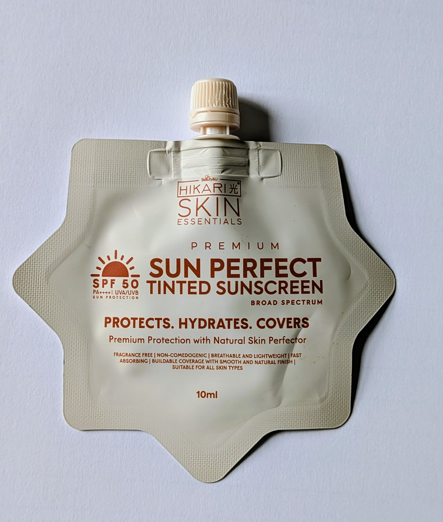HIKARI SKIN ESSENTIALS SUN PROTECT TINTED SUNSCREEN 10ML