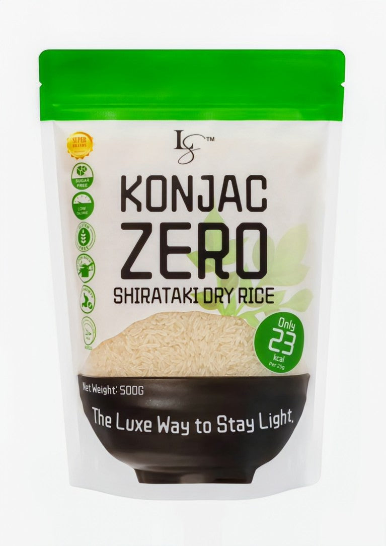 LS KONJAC ZERO SHIRATAKI DRY RICE 500G