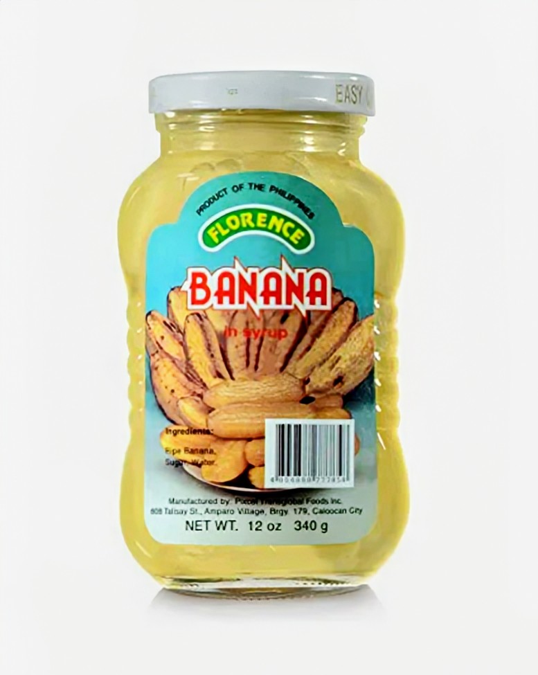 FLORENCE BANANA IN SYRUP 340G