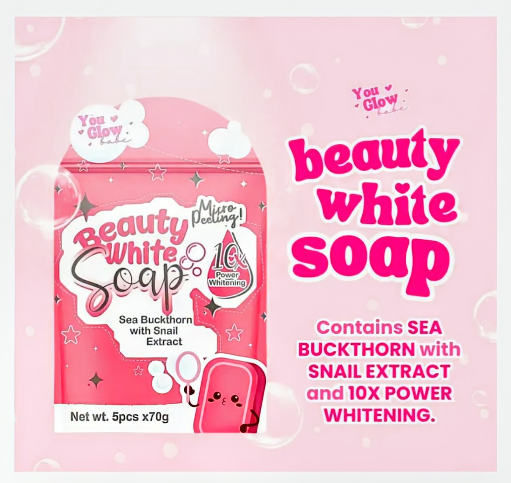 YOU GLOW BEAUTY WHITE SOAP 5x70g