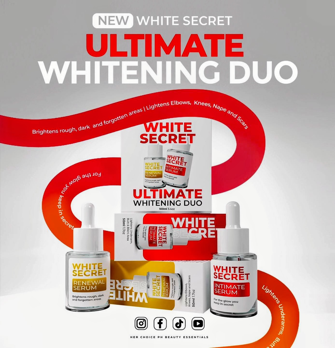 HER CHOICE PH WHITE SECRET ULTIMATE WHITENING DOU