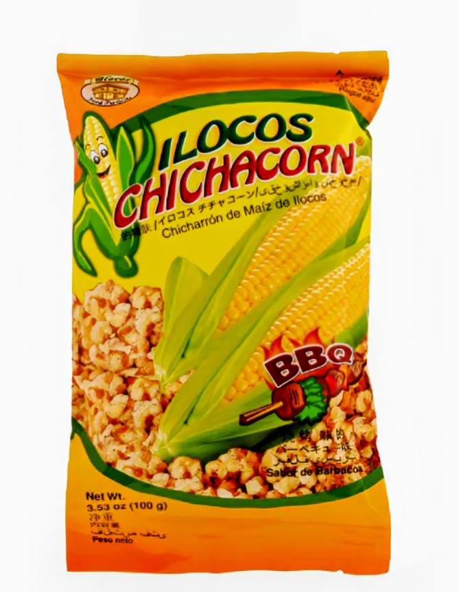 ILOCOS CHICHACORN BBQ FLAVOR 100G
