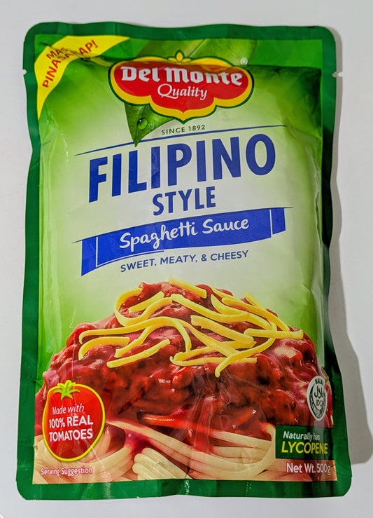 DEL MONTE FILIPINO STYLE SPAGHETTI SAUCE (500g)