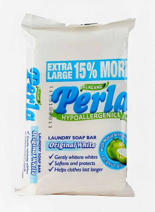 PERLA - WHITE LAUNDRY SOAP BAR 110G