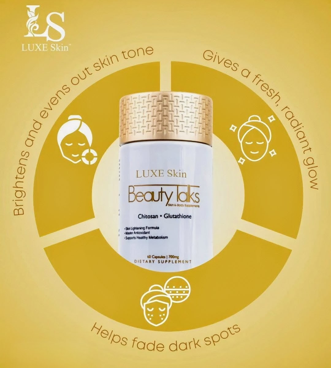 LUXE SKIN BEAUTY TALKS (60 CAPSULES) ORIGINAL