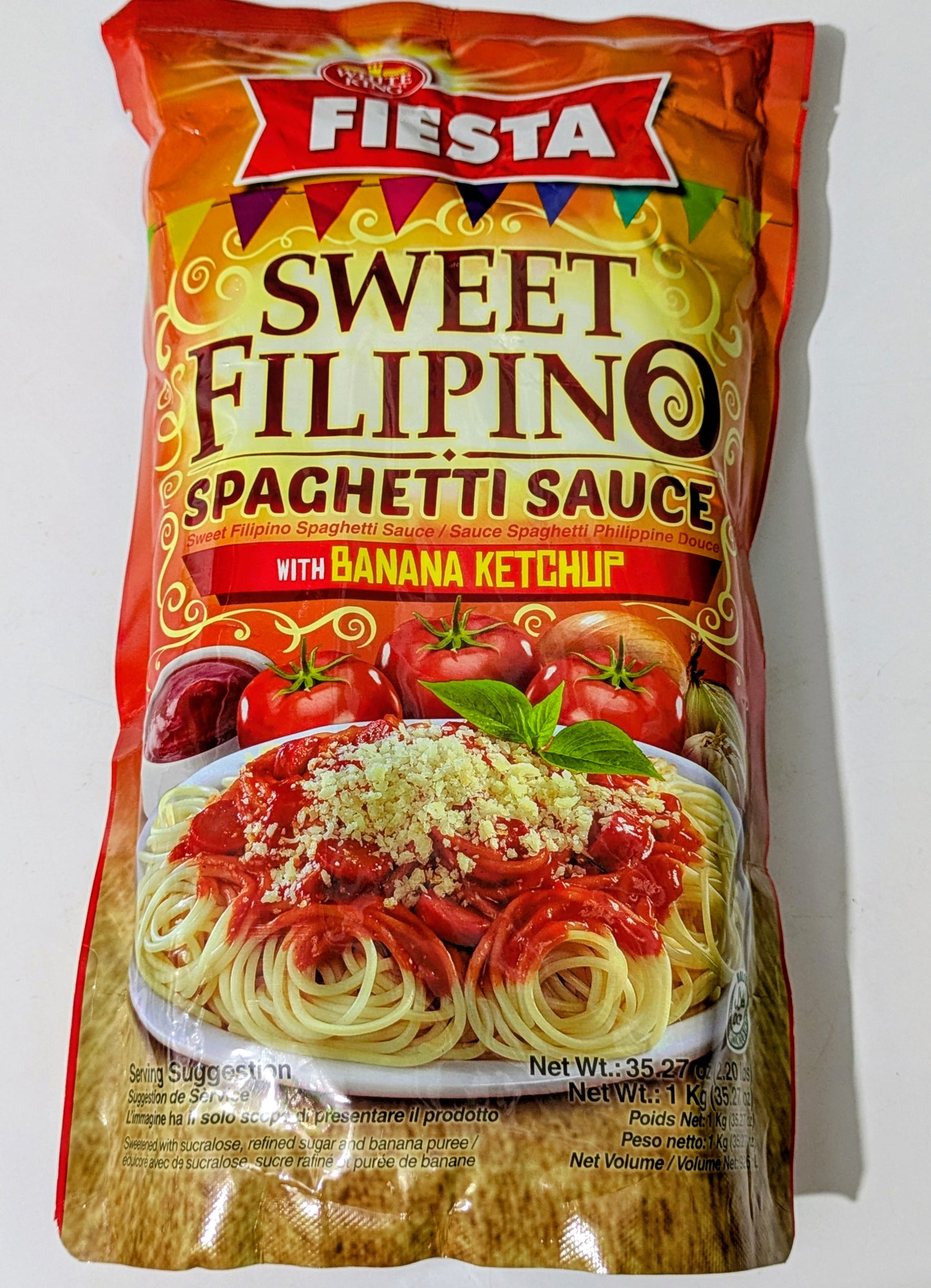 FIESTA SWEET FILIPINO SPAGHETTI SAUCE WITH BANANA KETCHUP (1kg)