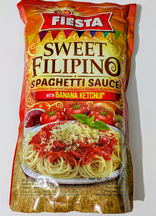 FIESTA SWEET FILIPINO SPAGHETTI SAUCE WITH BANANA KETCHUP (1kg)