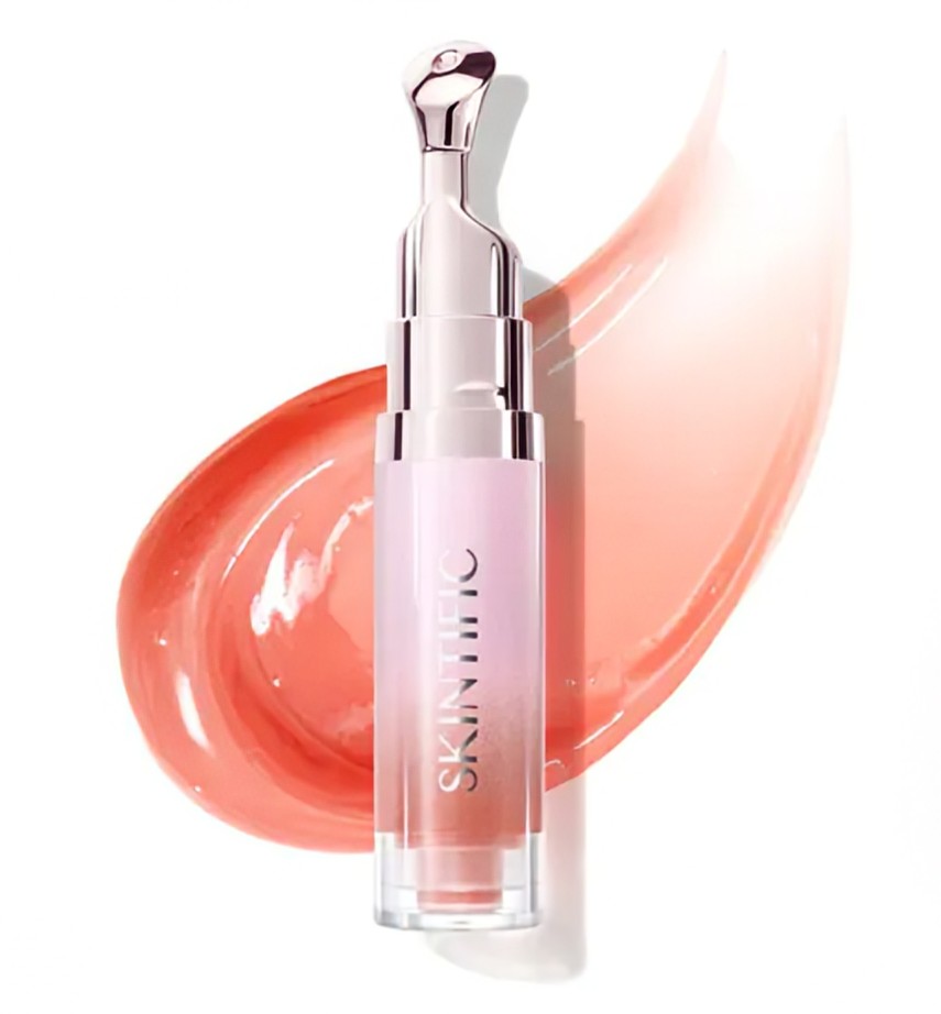SKINTIFIC PEPTIDE LIP SERUM (Peach Rose)