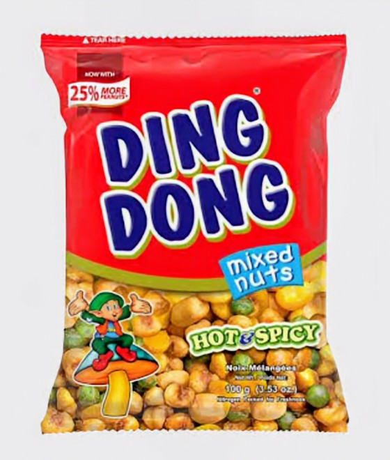 DINGDONG MIXED NUTS HOT & SPICY 100G