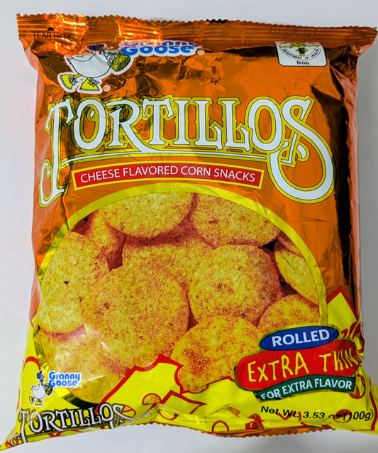 GRANNY GOOSE TORTILLOS CHEESE FLAVOR
