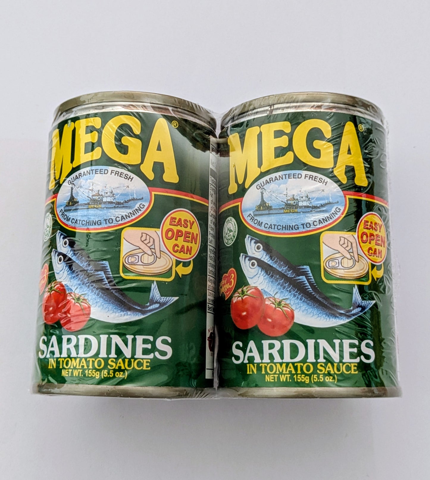 MEGA SARDINES IN TOMATO SAUCE TWIN PACK