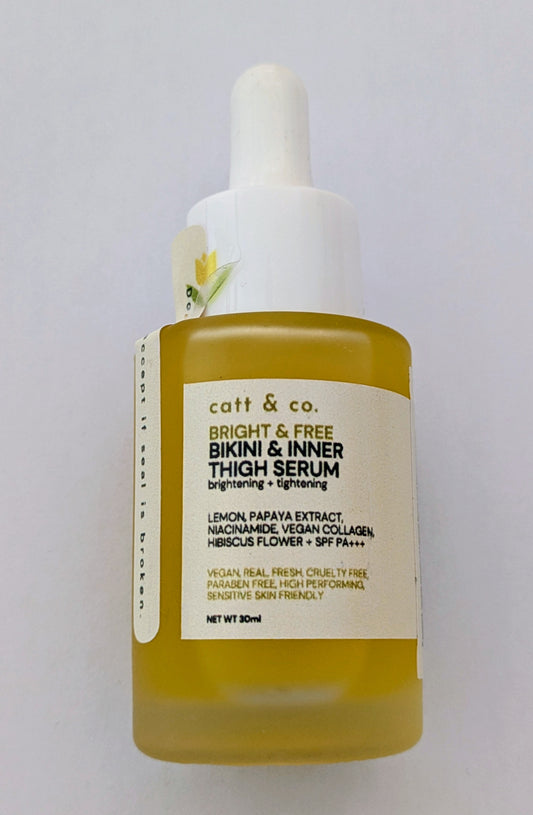 CATT & CO. BRIGHT & FREE BIKINI & INNER THIGH SERUM BRIGHTENING & TIGHTENING 30ML