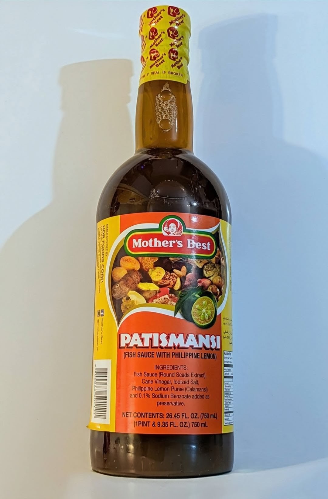 MOTHER'S BEST PATISMANSI 750ML