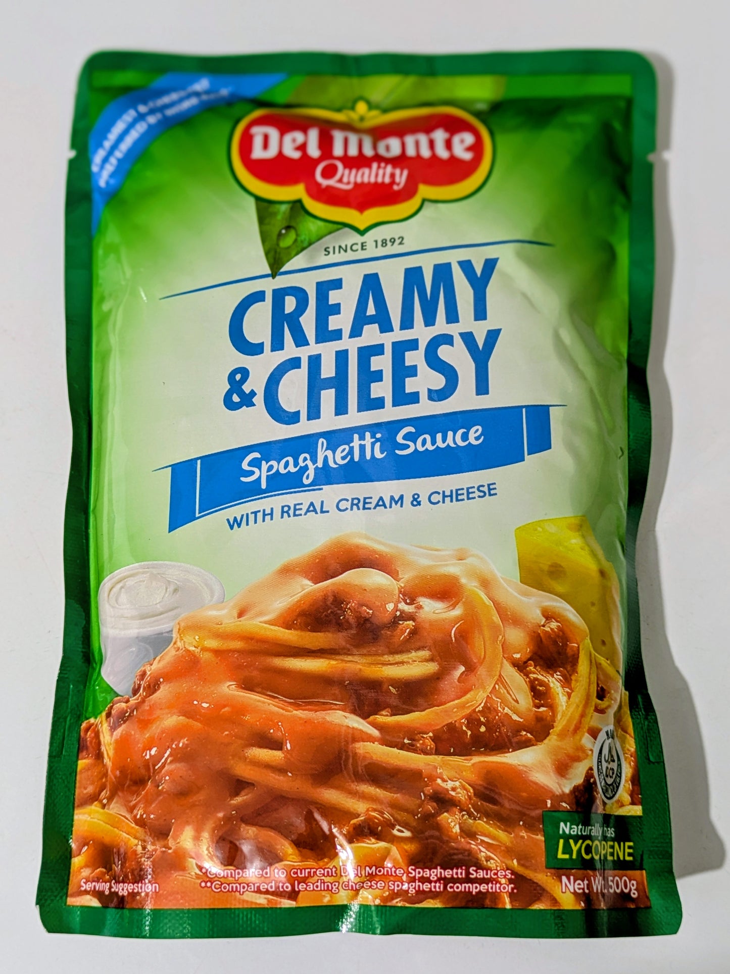 DEL MONTE CREAMY & CHEESY SPAGHETTI SAUCE (500g)