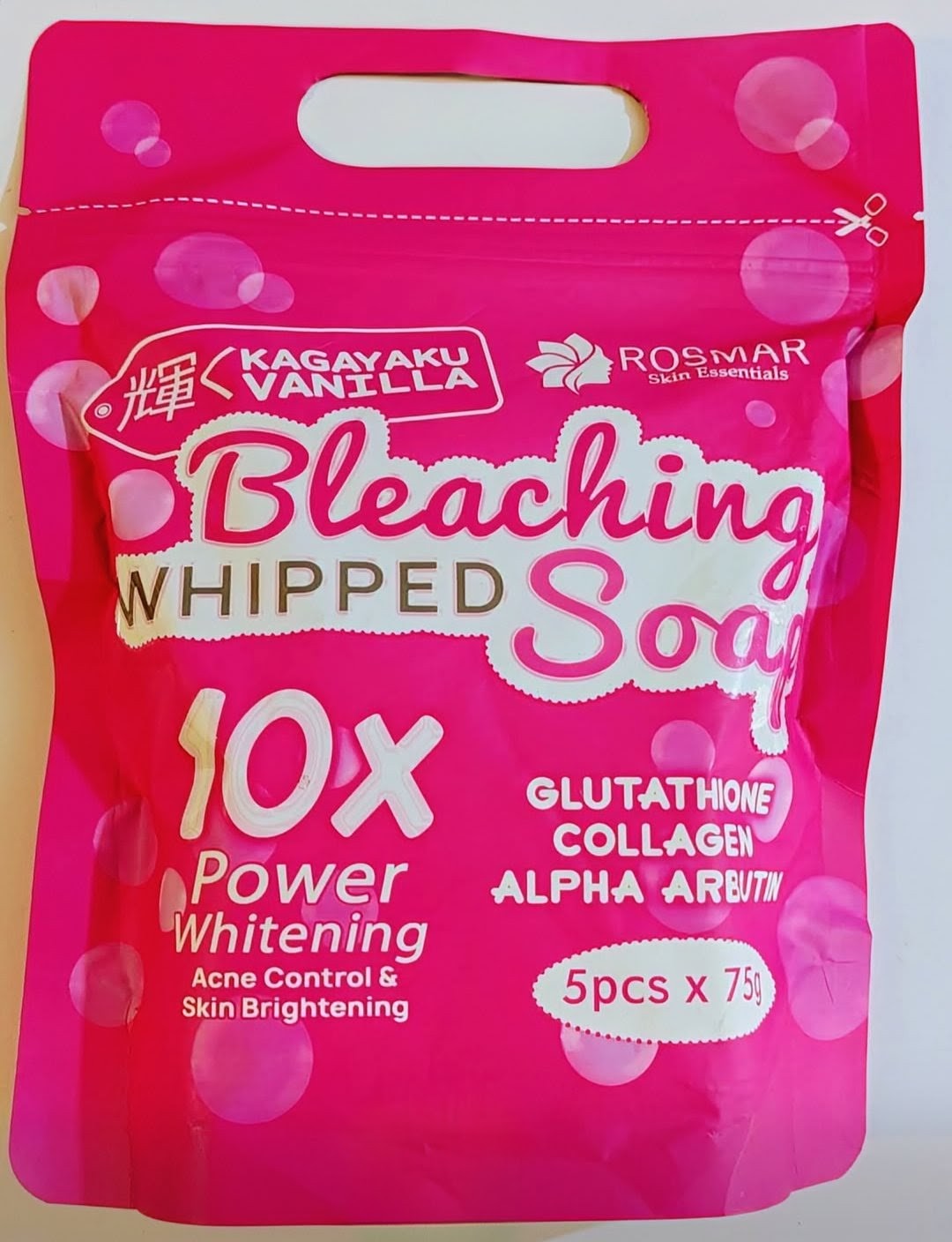 ROSMAR BLEACHING WHIPPED SOAP 5x75g