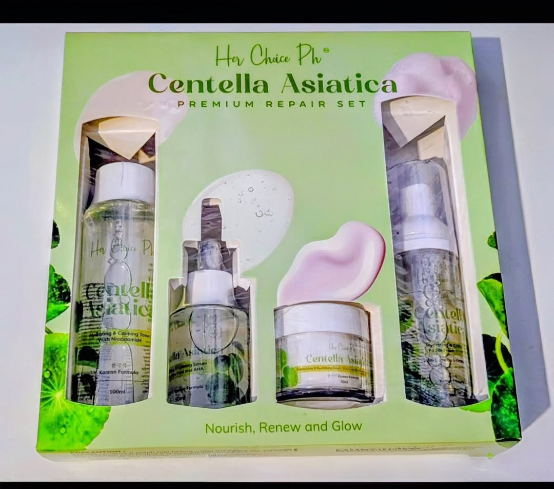 HER CHOICE PH CENTELLA ASIATICA PREMIUM REPAIR SET