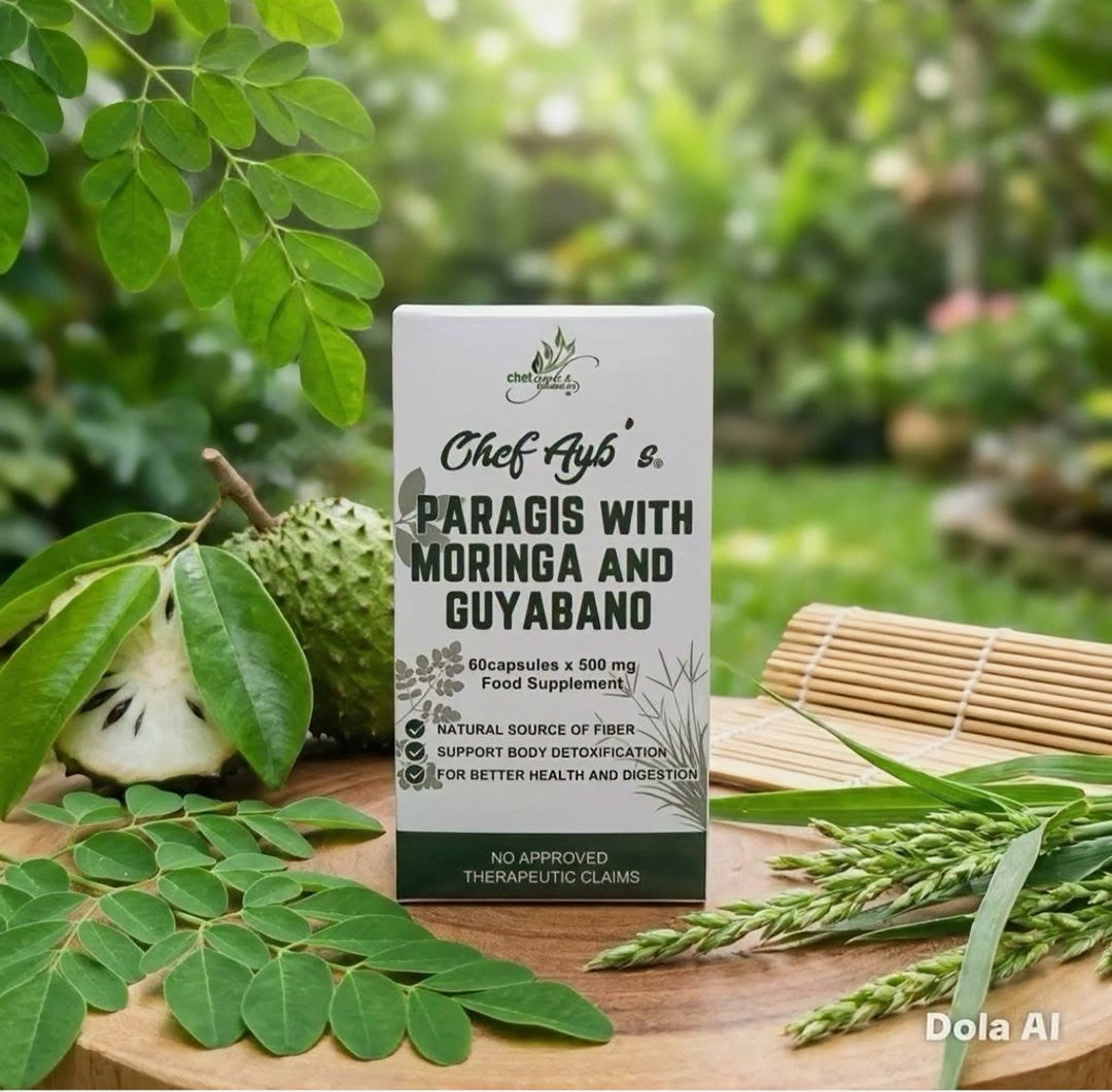 CHEF AYB'S PARAGIS WITH MORINGA AND GUYABANO 60 CAPSULES ORIGINAL