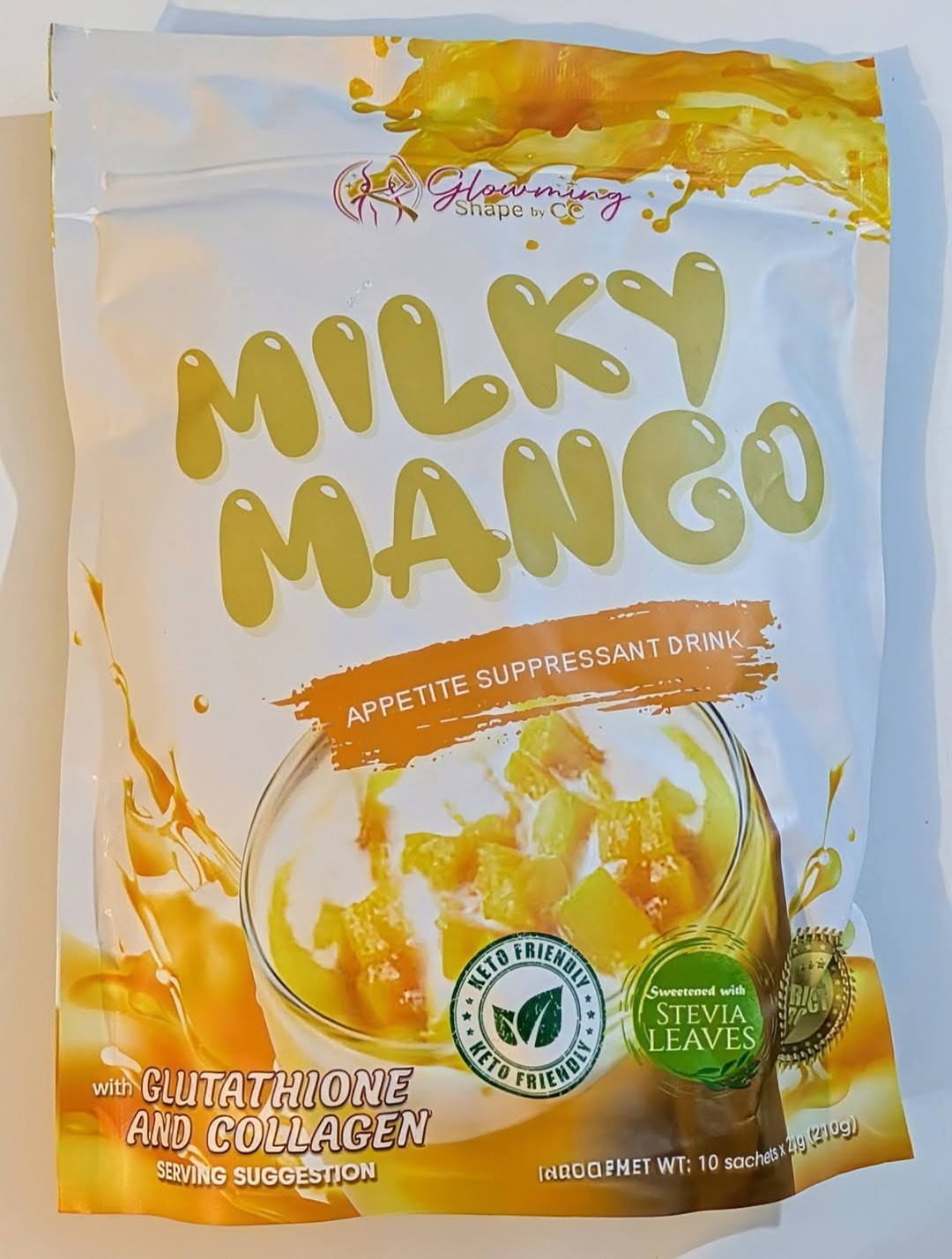 GLOWMING MILKY MANGO APPETITE SUPPRESSANT DRINK