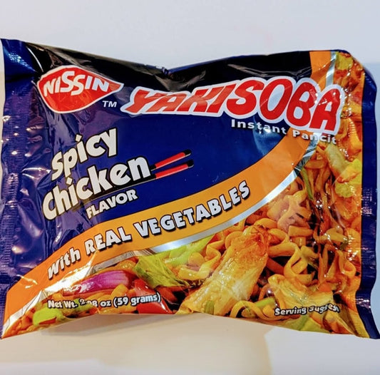 NISSIN YAKISOBA SPICY CHICKEN FLAVOR