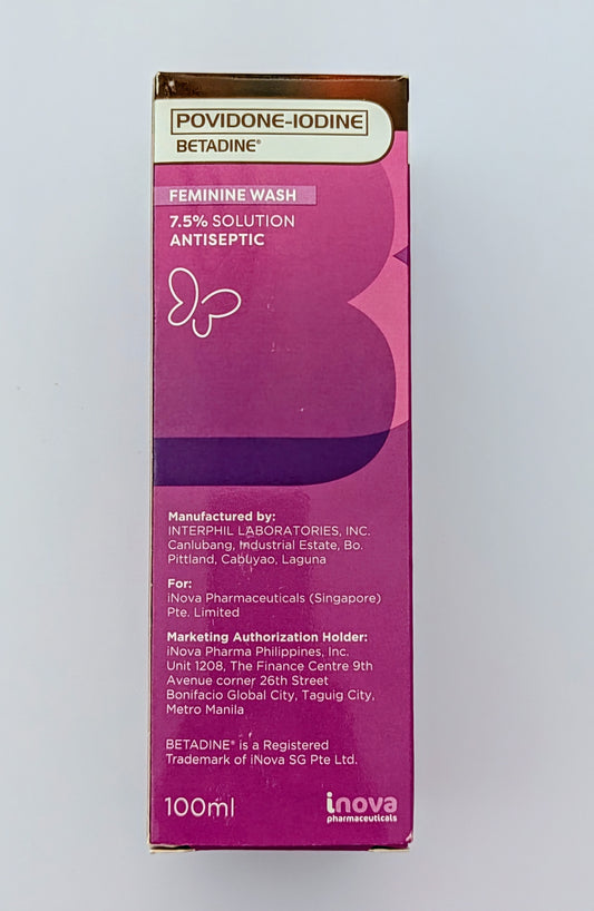 BETADINE FEMININE WASH 100ML