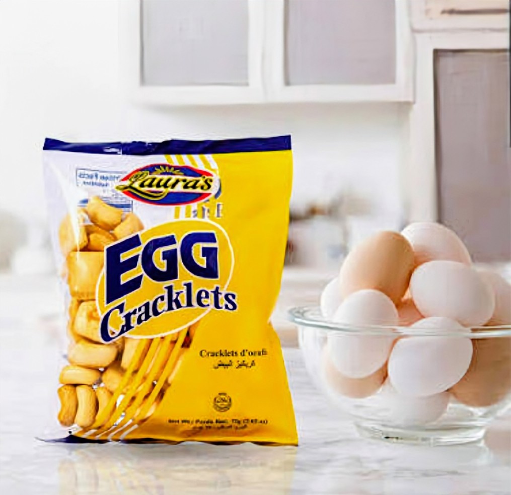 LAURA'S EGG CRACKLETS 150g