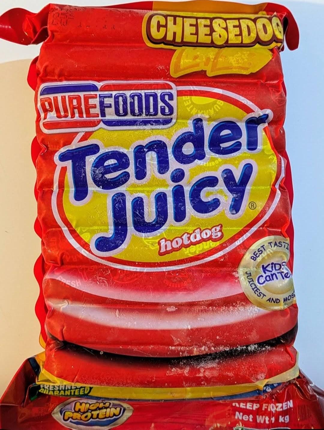 PUREFOODS TENDER JUICY CHEESEDOG 1KG