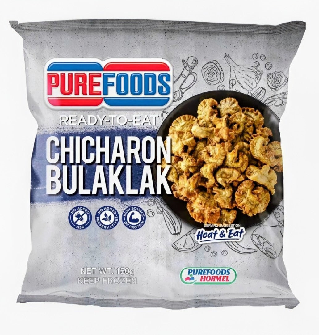 PUREFOODS CHICHARON BULAKLAK (READY TO EAT) 150G