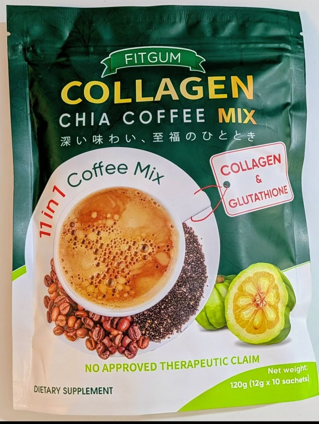 FITGUM COLLAGEN CHIA COFFEE MIX